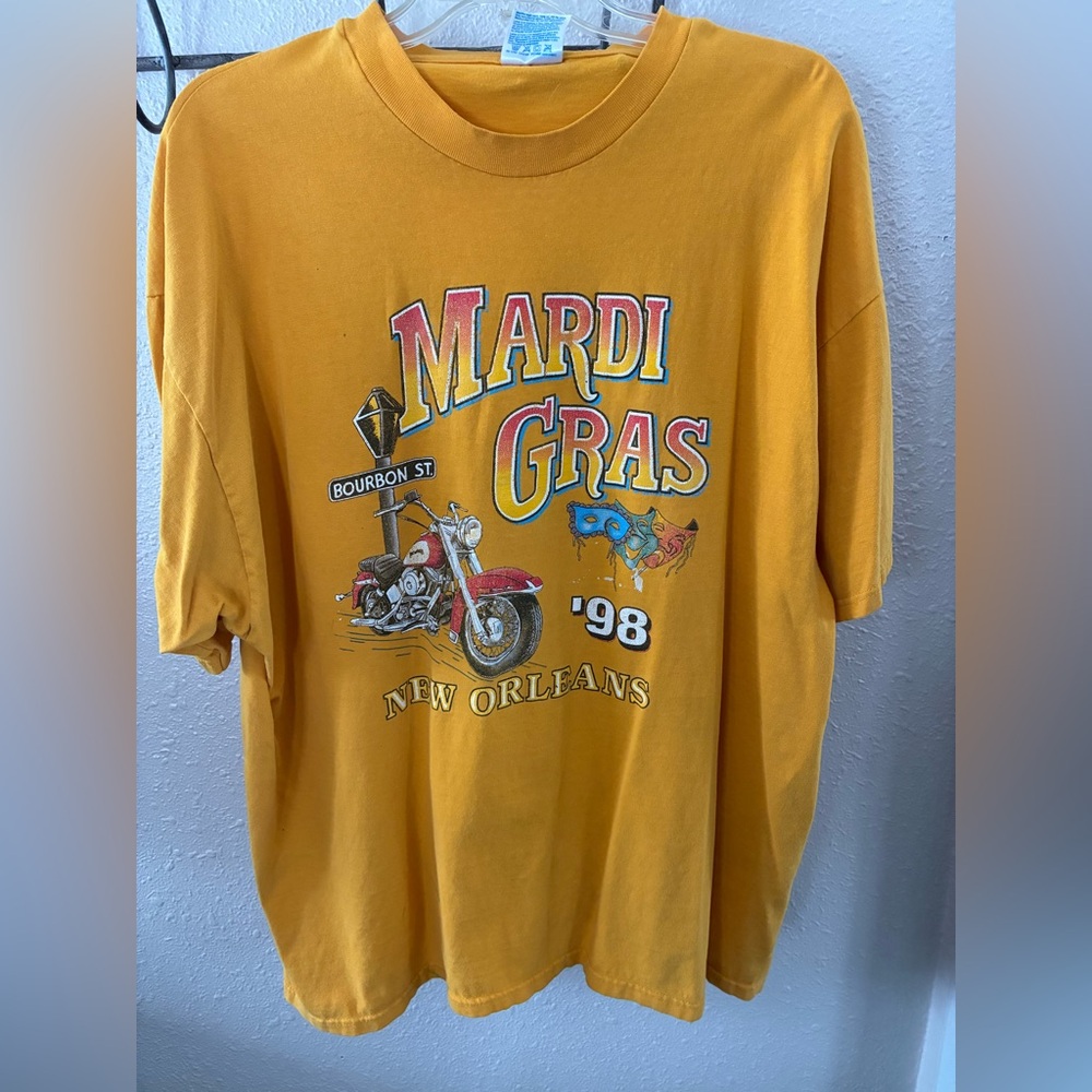 Harley-Davidson Of New Orleans Bourbon Street Mardi Gras ‘98 Short Sleeve Shirt